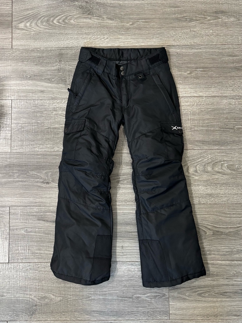 Arctix Kids Black Insulated Snow Ski Pants Size Small Winter Cargo